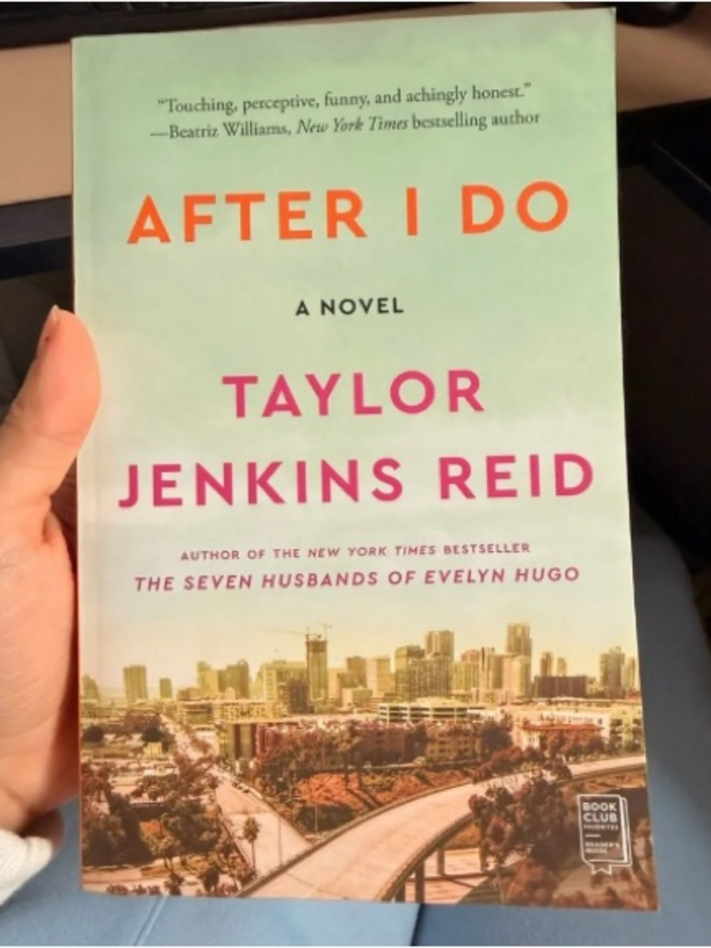 After I Do — Mint & Pink Contemporary Novel by Taylor Jenkins Reid